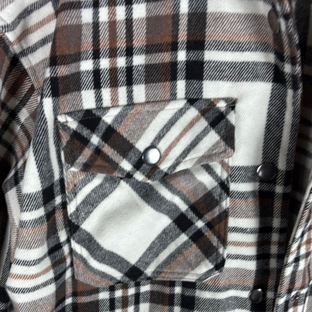 HFX > Plaid Shacket Small - Picture 6 of 10
